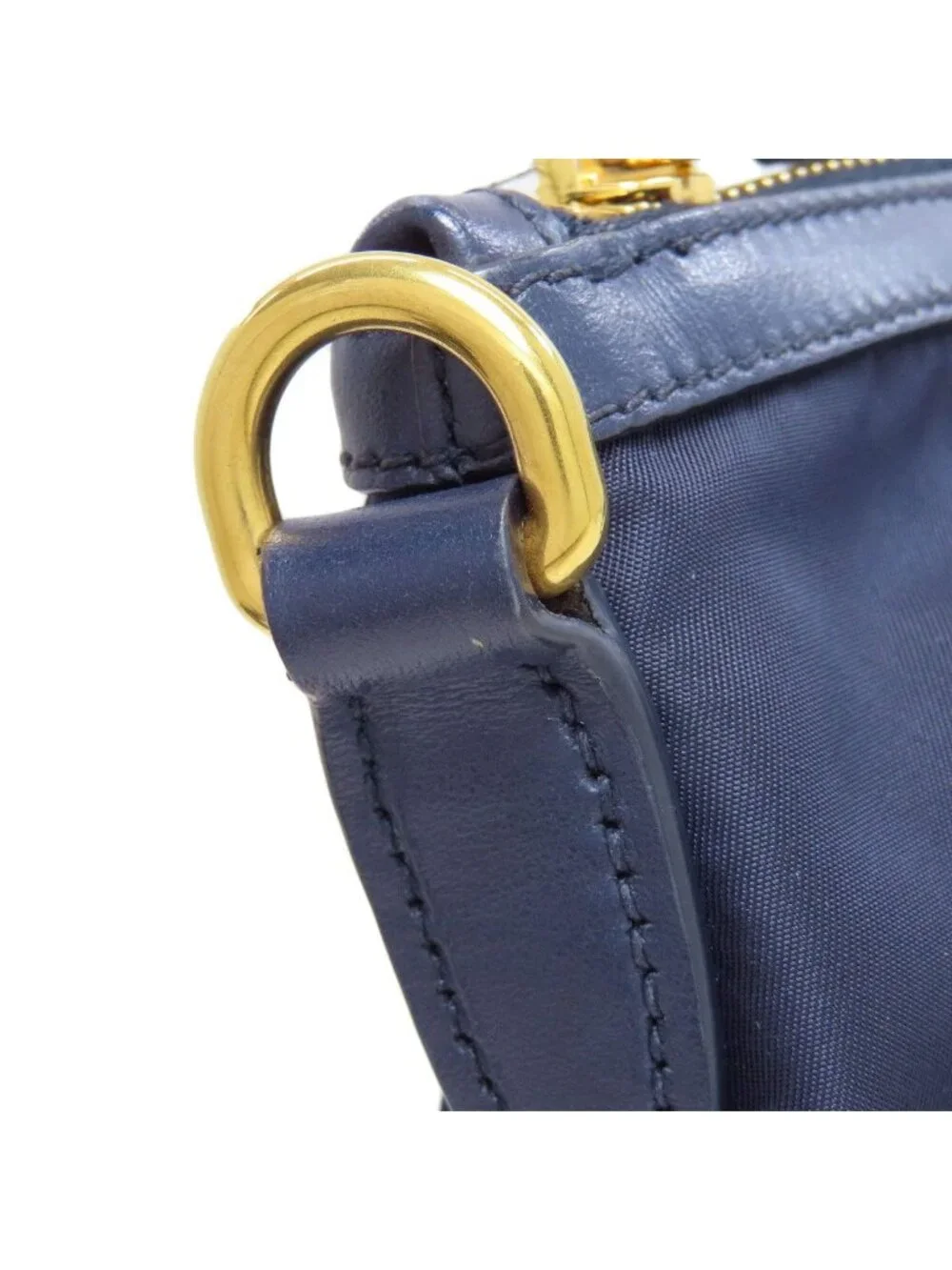 Prada Logo 2-Way Handbag Nylon